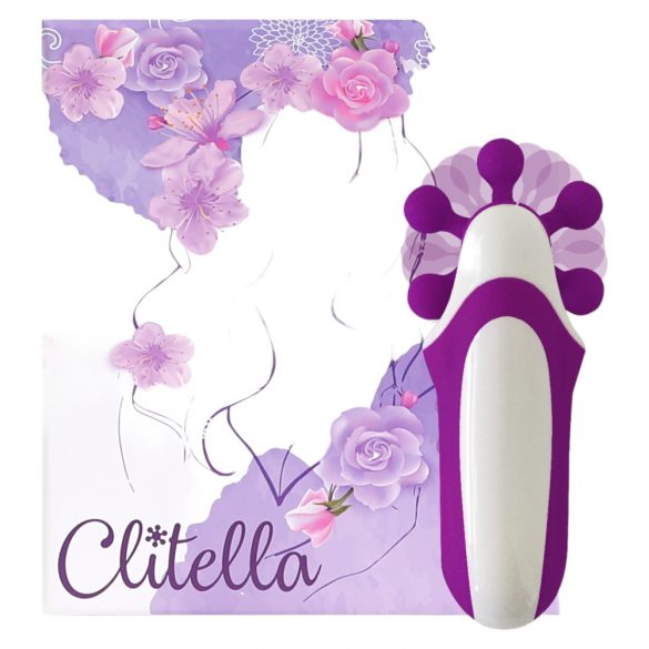 FEELZTOYS Clitella - uzlādējams, griešanās, orālais vibrators (violets)