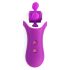 FEELZTOYS Clitella - uzlādējams, griešanās, orālais vibrators (violets)