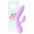 FEELZTOYS Lea - baterijski, vodootporni vibrator G-točke s 2 motora (ljubičasta)