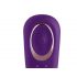 Satisfyer Double Classic - atsparus vandeniui, akumuliatorinis porų vibratorius (violetinis)