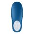 Satisfyer Double Whale - Zweimotoriger Partner-Vibrator (blau)