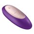 Satisfyer Double Plus Remote - draadloze, oplaadbare paren vibrator (paars)