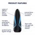 Satisfyer Men One - Masturbatore a Effetto Succionante (blu-nero)