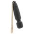 Bodywand Luxe - vibratore massaggiatore mini ricaricabile (nero)