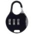 LOCK A WILLY - Silicone Penis Cage with Padlock (Black)