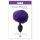 Sportsheets Sincerely - Silicone Anal Dildo with Bunny Tail (Purple)