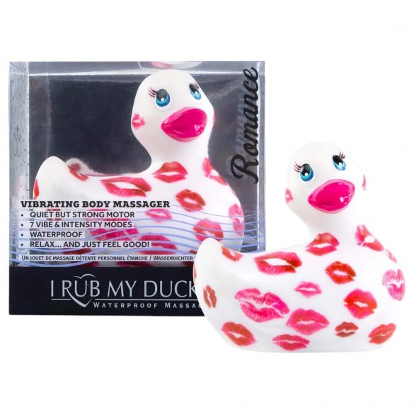 My Duckie Romance 2.0 - Waterproof Clitoral Vibrator (White-Pink)