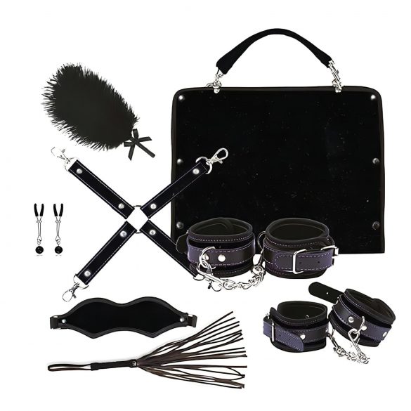 RS Soiree Kinky Me Softly - BDSM Binding Set - Black (7-Piece)