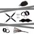 Set BDSM "Kinky Me Softly" di RS Soiree - Kit di Legature Nero (7 pezzi)