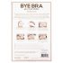 Bye Bra D-F - unsichtbares Brusthebeband - pink (3 Paar)