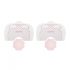 Bye Bra F-H - Invisible Breast Lift - Pink (3 pairs)