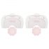 Bye Bra F-H - Invisible Breast Lift - Pink (3 pairs)