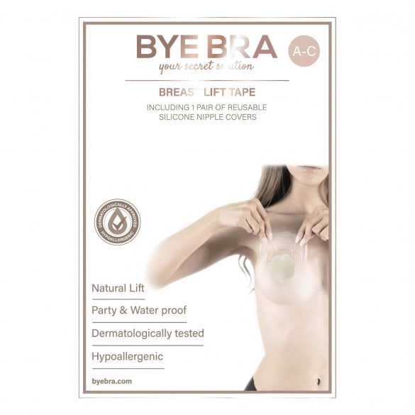 Bye Bra A-C Invisible Breast Lift Tape - Nude (4 Pairs)