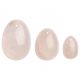 La Gemmes Yoni - jade egg set - rose quartz (3 pieces)