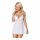 Obsessive 810-BAB-2 - pitsiline babydoll stringidega (valge)