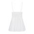 Obsessive 810-BAB-2 - babydoll en dentelle avec string (blanc)