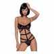 Obsessive Bondy - Chain Strapped Bodysuit (Black) (S-M)