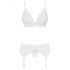 Obsessive 810-SEG-2 - Lace Lingerie Set (White)