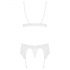 Obsessive 810-SEG-2 - Lace Lingerie Set (White)