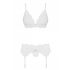 Set Intimo in Pizzo Obsessive 810-SEG-2 (Bianco)  - L/XL