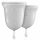 Jimmy Jane Menstrual Cup - menstrualna čašica set (bijela)
