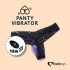 Vibratore per Clitoride Ricaricabile a Controllo Remoto della FEELZTOYS Panty (Viola)