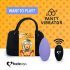 FEELZTOYS Chilot - vibrator clitoridian cu acumulator și control radio (mov)