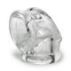 Anello Fallico OXBALLS Cocksling 2 con Allungatore Testicolare (Trasparente)