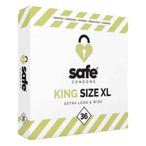 SAFE King Size XL - Extra Large Condoms (36 pcs)