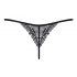 Obsessive Intensa - Strappy Lace Thong (Black)