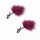 S&M - Feather Nipple Clamps (Burgundy)