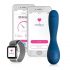 Vibrator G-punct Bluemotion Nex 2 - inteligent și reîncărcabil (albastru)