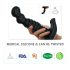 Aixiasia Abake - Rechargeable, Radio-Controlled, Rotating Anal Vibrator (Black)