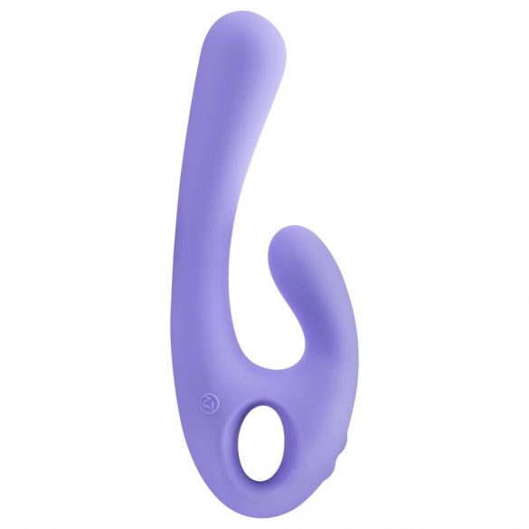 Nomi Tang Flex Bi - Uppladdningsbar vibrator med klitorisstimulator (lila)