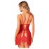 Obsessive Claussica - red babydoll & thong  - XL/XXL