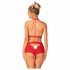 Obsessive Ms Reindy - Women's Reindeer Costume Set (2-Piece) - Red  - M/L