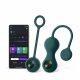 Magic Motion Crystal Duo - Smart Kegel Ball Set - Green - (2-Piece)