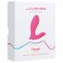 LOVENSE Flexer Panty - punjiva, 2u1 vibrator (roza)