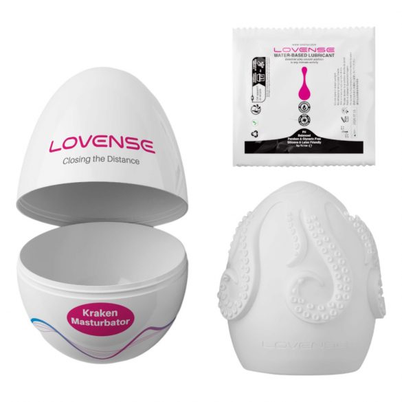 LOVENSE Kraken - Masturbationsei - 1 Stück (Weiß)