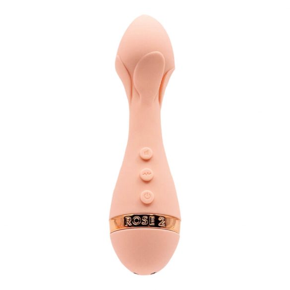 Vush The Rose 2 - oplaadbare, waterdichte vibrator (roze)