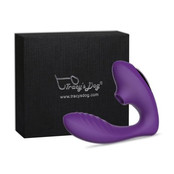 Vibrator pentru punctul G și stimulator clitoridian Tracy's Dog OG (mov)