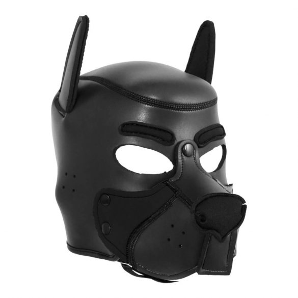 Ida Leather - BDSM suņu maska (melna)