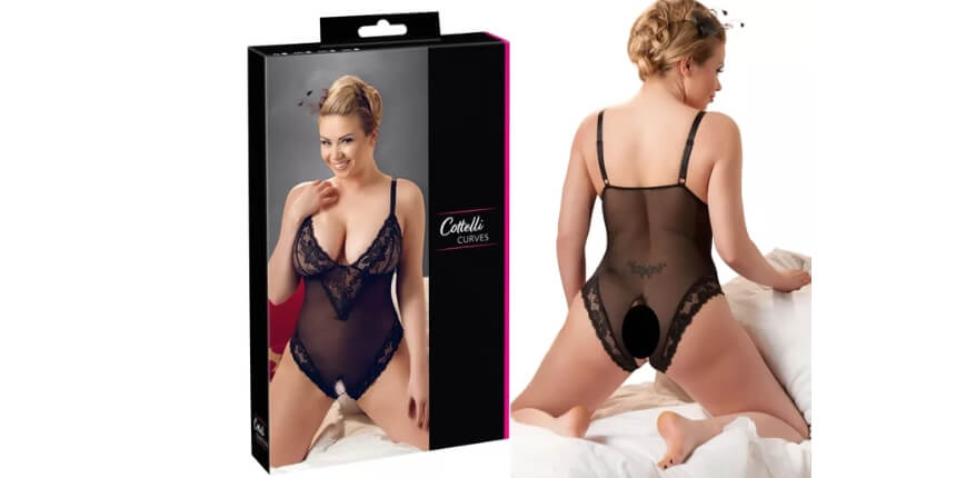 Cottelli Plus Size Čipkované body