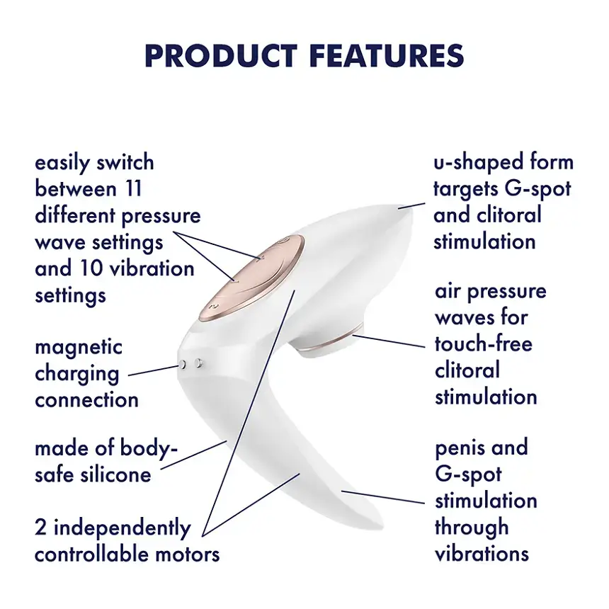 Satisfyer Pro 4 Couples - Rechargeable clitoral vibrator